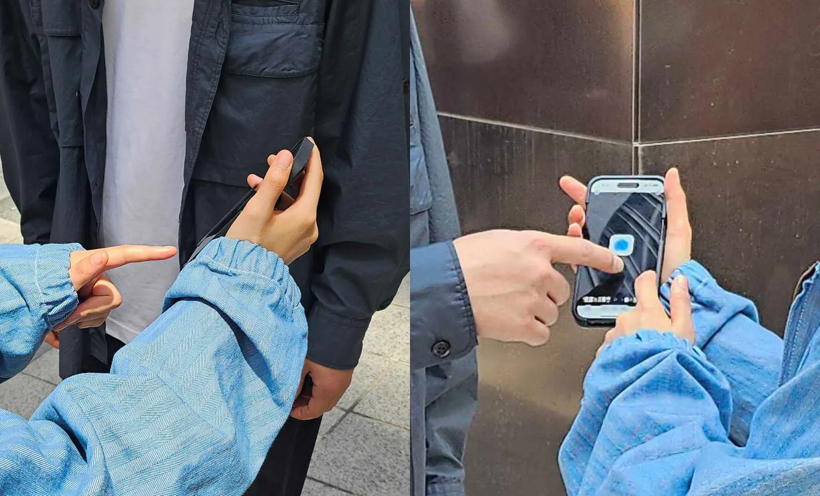 ▲ 새 로고 시안의 첫인상을 직접 듣기 위해 거리에서 진행한 UT