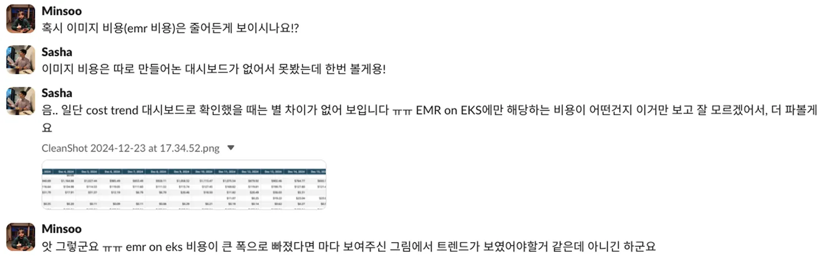 ▲ EMR Virtual Cluster 를 사용하지 않아도 청구되는 EMR 비용